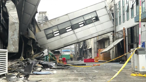 화재 원인 규명에 속도…"건물 외부 현장 감식"