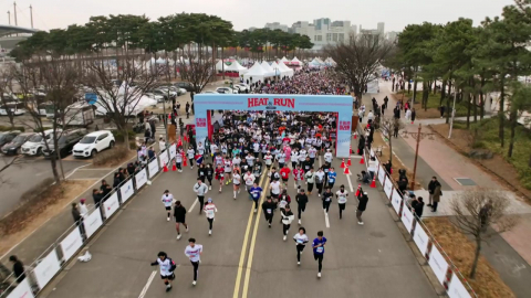 '야구 팬 한자리에' YTN 마라톤…"상쾌하게 달려요"