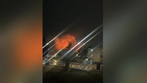 이스라엘 핵시설 도시 타격…"뚫린 방공망에 곳곳 불기둥"