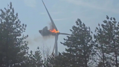 [속보] 경북 영덕 풍력발전단지 발전기 화재...산으로 번져