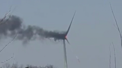 영덕 풍력발전단지 화재…작업자 3명 숨져