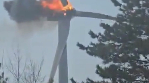 영덕 풍력발전단지 화재…작업자 3명 숨져