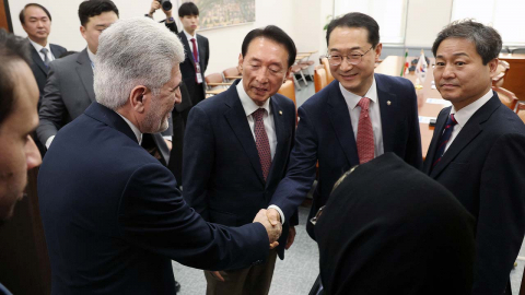 국회 찾은 이란대사…"한국인 우선 대피에 협조"