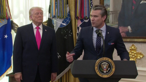 트럼프 "피트, 당신이 하자고 했잖아"…'전쟁 책임' 장관 탓?