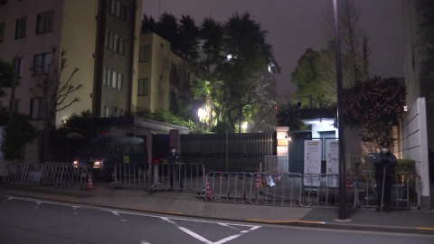 중국 대사관 침입한 자위대 장교…"발언 삼가라"