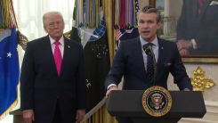 트럼프 "피트, 당신이 하자고 했잖아"...'전쟁 책임' 장관 탓?