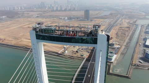 세계 최고 높이 다리 전망대…'스카이 184' 다음 달 개방