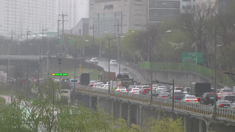 [날씨] 출근길 전국 봄비, 오전까지 이어져…해안가 중심 강한 바람
