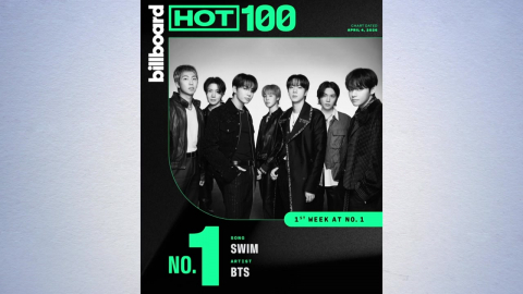 BTS, 빌보드 메인 차트 '핫 100'도 1위…"롤링스톤스 이어 대기록"