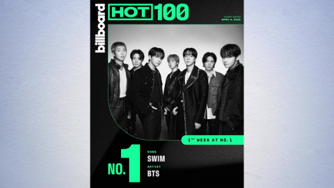 BTS, 빌보드 메인 차트 '핫 100'도 1위…"롤링스톤스 이어 대기록"