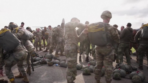 미 82공수사단 수천 명 중동 집결…협상시한  D-7 '긴장 최고조'