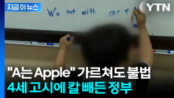 이제 알파벳 외우면 불법?... 4세 고시 종식 선언한 정부의 초강수 [지금이뉴스]