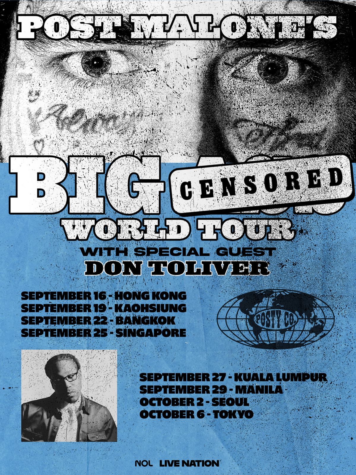 포스트 말론, 스타디움 규모로 재내한…고양종합운동장 입성