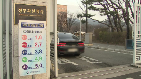 8일부터 공공기관 차량 2부제 강화…공영주차장도 5부제