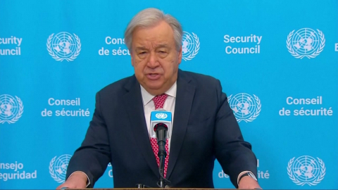 유엔 총장 "세계, 더 큰 전쟁 문턱에…전쟁 멈춰야"