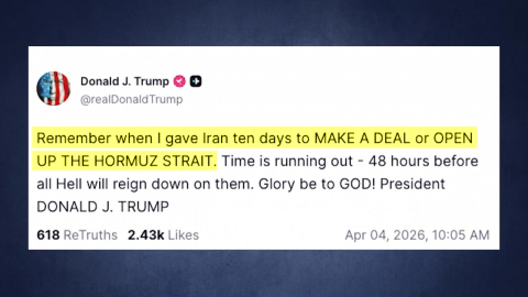 트럼프 "48시간 남아"…이란군 "초조한 위협" 맞대응