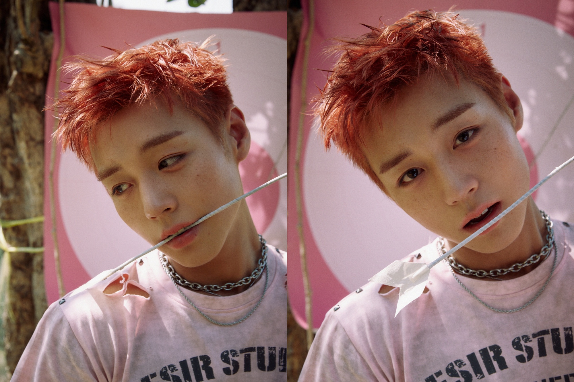 ‘오렌지빛 파격 변신’ 박지훈, 주근깨+몽환미 담은 새 콘셉트 포토 공개