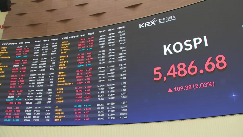 '확전 불안' 속 코스피 1% 상승…실적발표 앞둔 삼성전자 '강세'