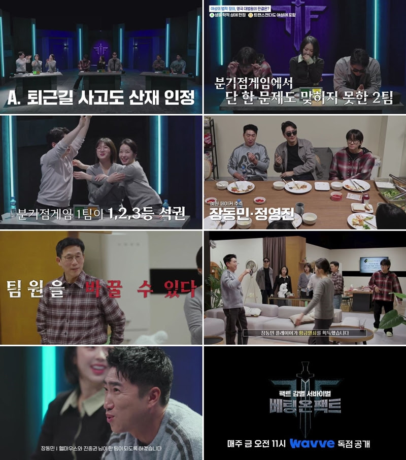 '베팅 온 팩트', 웨이브 10일 연속 1위…위기의 장동민 판 뒤집을까