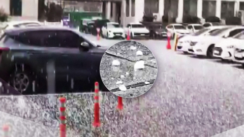 [날씨] 요란한 비에 우박, 한파특보까지…북쪽 찬 공기가 원인