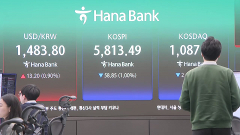 외국인·기관 순매도에 코스피·코스닥 하락 출발