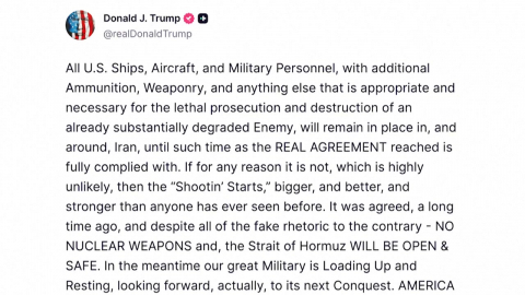 트럼프 "이란에 전력 유지"…이란 내부 '휴전 반발'