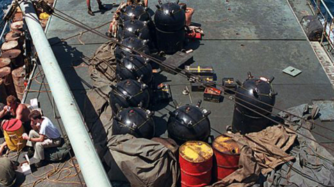 호르무즈 해협 최대 난제는 해류 따라 움직이는 '부유기뢰'? [이슈톺]