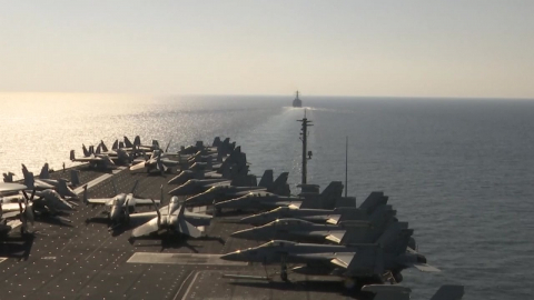 미군 "오늘 밤부터 이란 출입 해상교통 봉쇄"