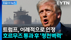 \'메가톤급 파장\' 이례적으로 인정한 트럼프...호르무즈 대혼란 [지금이뉴스]