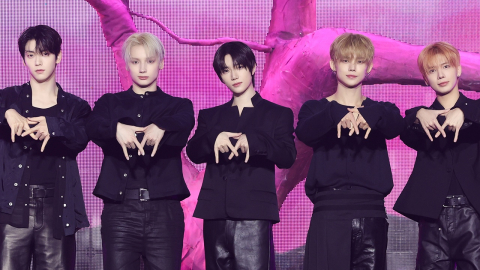 [Y현장] "재계약 조율 1시간 안 걸려"…팀 다진 TXT, 차트 정상 조준(종합)