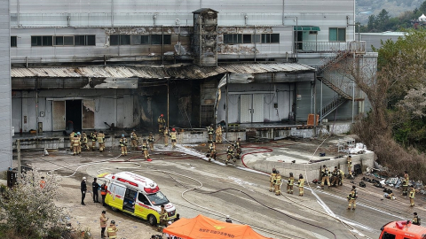 \'소방관 2명 사망\' 완도 냉동창고 화재 책임 30대 중국인 입건