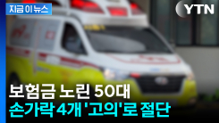 보험금 노리고 \'손가락 4개 절단\'...2억5천 타낸 50대 [지금이뉴스]