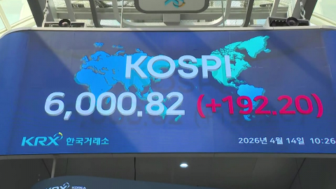 트럼프 "이란이 합의 원한다"…1달 반 만에 장중 6천피 재탈환