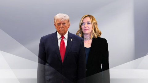 트럼프, 교황 옹호한 멜로니에 "받아들일 수 없다" 독설