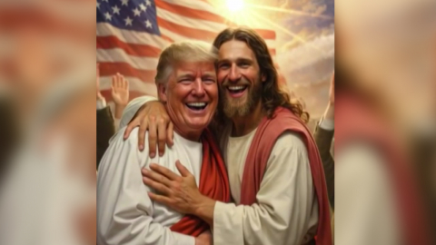 트럼프, 예수에서 슈퍼맨까지…합성 논란 왜 문제인가