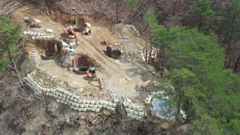 송전선로 공사에 훼손된 백두대간…산사태 위험 심각