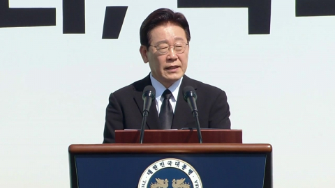 이 대통령, 세월호 기억식 현직 첫 참석…"무거운 책임 통감"