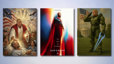 트럼프, 예수에서 슈퍼맨까지…합성 논란 왜 문제인가