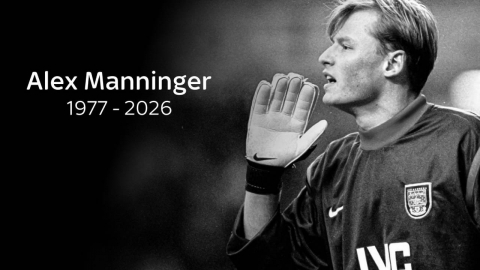 전 아스널 골키퍼 매닝거, 열차 충돌 사고로 사망…향년 48세