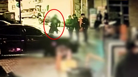 "전속력 도주"…CCTV 포착된 지명수배자 추격전