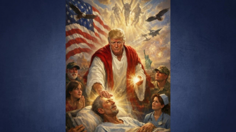 '예수 행세' '교황 설전' 트럼프, '성경 낭독 마라톤' 참여