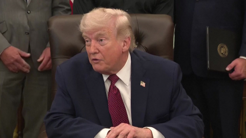 이란 호르무즈 재통제에도 트럼프 "대화 순조롭게 진행"