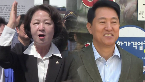 여, 수도권 유세에 김용 동행…오세훈 "장동혁 자리 없다"