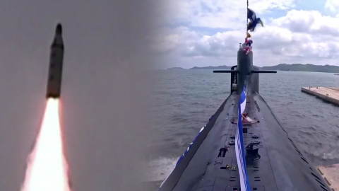 북, '잠수함 기지' 신포서 탄도미사일…SLBM 쐈나?