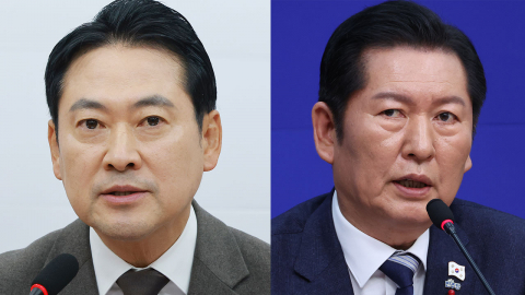 미국서 돌아온 장동혁…'장동혁 지역구' 간 정청래