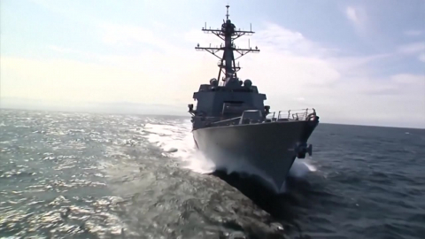 미 해병대 헬기 타고 진입…이란 상선 나포 순간