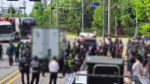 사망 사고에 \'총력 투쟁\'…운전자 구속영장 신청 검토