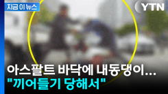 아스팔트 바닥에 내동댕이...집배원 폭행 40대 "끼어들기 당해서" [지금이뉴스]