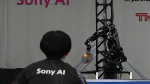 日 소니, 탁구 AI로봇 개발 "전국대회 출전 선수 이겨"