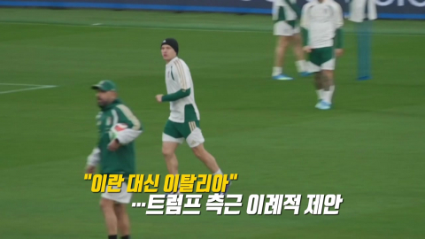 "이란 빼고 이탈리아?"…트럼프 측근, 월드컵 출전국 교체 제안 [앵커리포트]